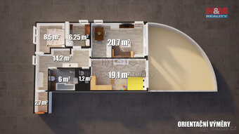 Pronájem bytu 3+1, 137 m², Liberec, ul. Jeronýmova - 15