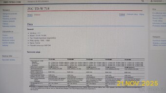 Double tape deck JVC TD-W718  (po servisu) - 15