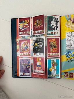 simpsons, zberatelske kartičky vsechny + album - 15