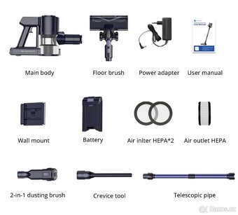 Proscenic P10 tyčový vysavač - 15
