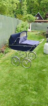 Retro kočárek pro dvojčata - 15