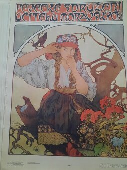 Alfons Mucha - plakáty 42x 60 cm v deskách - 15