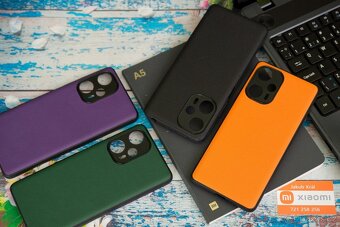 Pouzdro s koženkovými zády pro Xiaomi, Redmi a Poco - 15