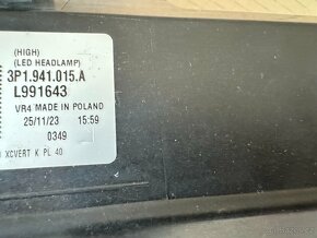 levý pravý full led Škoda Superb IV 4 orig nové - 15