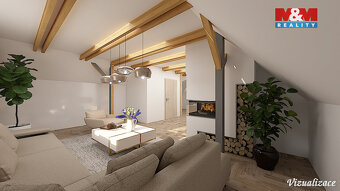 Prodej, rodinný dům, pozemek 2.490 m2, Strašín, Lazny - 15