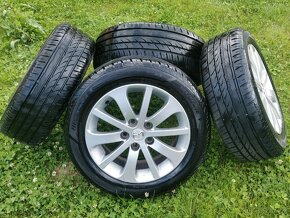 Mazda 5 letní alu komplet 5 x 114,3 (Matador 205/55/16) nové - 15