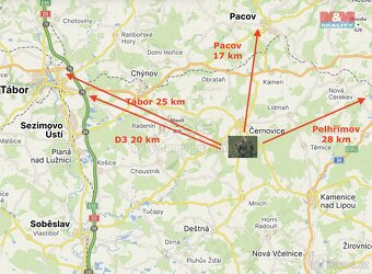Prodej chalupy, 2742 m², Černovice, Dobešov - 15
