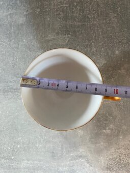 Vintage porcelánové hrníčky s podšálkem - 15