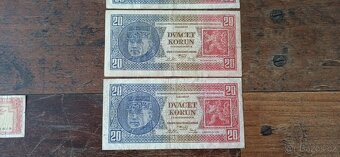 Bankovky a státovky 1919-1945, ČSR. Protektorát. - 15
