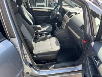Opel Zafira 1.6i 85KW 1.MAJ. 7 MÍST TEMPOMAT PDC 2X ALU KOLA - 15