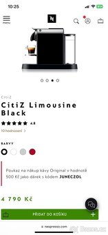 Kavovar Citiz Limousine Nespresso Nový - 15