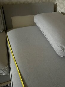 3místná pohovka s lenoškou, Kivik Ikea šedá - 15