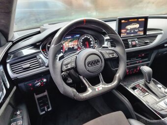 AUDI VOLANT KARBONOVY RS ZKOSENY s airbagom - 15