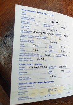 Plachetnice Jeanneau Sangria (7,6 m) - 15