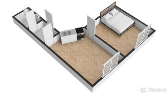 Pronájem bytu 2+kk, 42 m², Praha 8 – Kobylisy, ul. Čimická. - 15