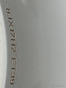 Pěkná zimní orig alu kola Audi A6, Kumho 225/60/17 vzorek 7m - 15