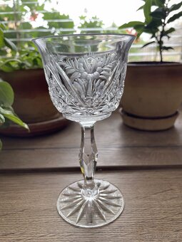 Sada broušeného skla - HAND CUT LEAD CRYSTAL - Czechoslovak - 15