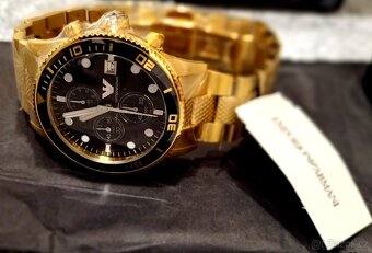 Pánské hodinky Armani Gold Stainless - 15