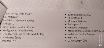 Elektroakustická baskytara - 15