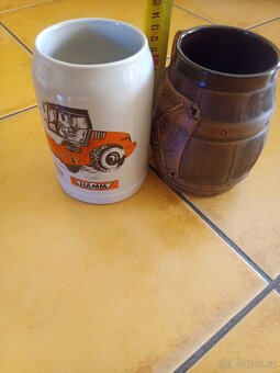 Prodám pivní skleničky keramika atd. viz foto - 15