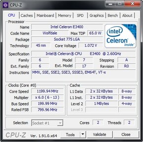 Procesory Core 2 Duo, Dual - Core, ... pro LGA 775 - 15