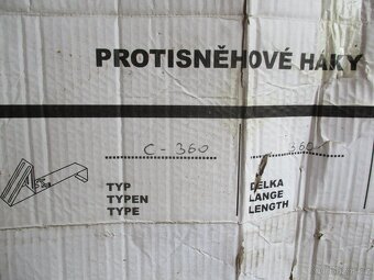 PROTISNĚHOVÉ HÁKY  C-360 -- CELKEM 20ks - 15