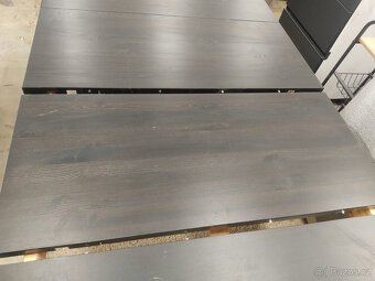 Ikea STORNÄS dřevěný rozkládací stůl hnědočerný - 15
