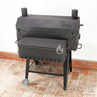 Gril na kýtu, kuřata G450 Braver se zadním topeništěm, jehla - 15