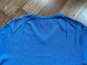 Nový pánský bavlněný svetr C&A do "V" - L - 15