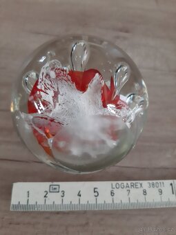 Retro sklenené težítka 2Ks - 15