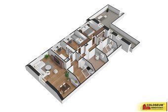 Moravský Krumlov, podkrovní byt 4+1, terasa, zahrada, dílna - 15