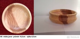 Dřevěné misky -krásný a praktický dárek - 15