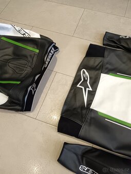 Alpinestars Motegi V2-Pánská kožená moto kombinéza, dvoudíl - 15
