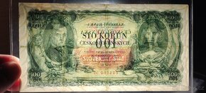 100 K. ČSR 1931 PŘETISK SS, VELMI VZÁCNÁ - 15