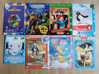 DVD český film a pohádky-10Kč/1 kus - 15