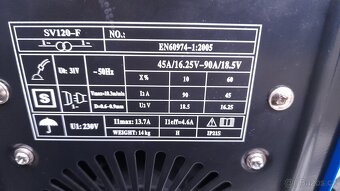 NOVÁ Svářecí stroj na plněný drát Flux SV120-F - 15