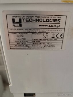 Průmyslový hnětač HTD 30L/230V, 1,5kW, s aretací, váha 140kg - 15