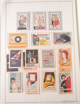 Album 363 zápalkových nálepek Slovensko 1961–1963 - 15