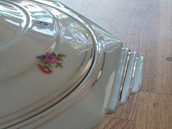 ART DECO PORCELÁNOVÁ TERINA HÁZENKA VD FRANCE - 15