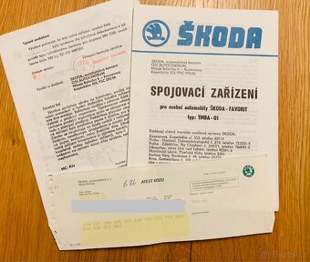 Škoda Favorit GLX. 1. majitel, najeto 33 000km , plná výbava - 15