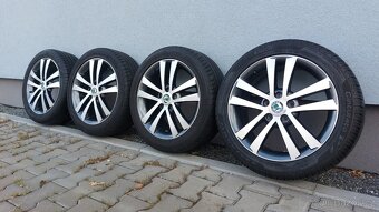 Alu kola 5x112 r17 CYGNUS originál Škoda Octavia II - 15