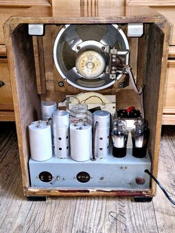 Starožitné rádio L.L.Lucien Levy,3688, rok 1935, Paříž - 15