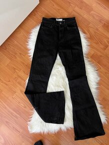 BERSHKA FLARE NOVÉ DÁMSKÉ DŽÍNY DO ZVONU, VYSOKÝ PAS - 15