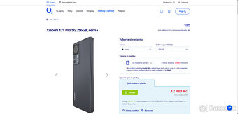 Xiaomi 12T Pro 5G 256GB, černá - 15