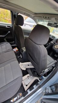 VW golf VI. karoserie + dveře +díly z jiného vozu černá met - 15