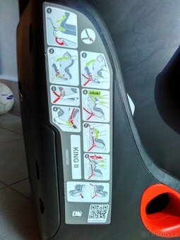 Dětská autosedačka Britax Römer King II 9-18kg. - 15