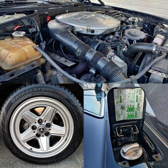 MERCEDES SEC 500 W126, ČERNÝ INTERIÉR, PO SERVISE, NOVE STK - 15