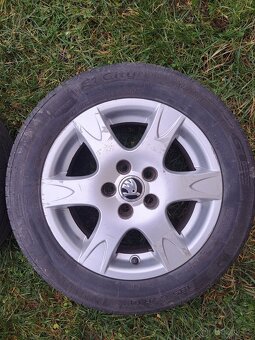 Alu kola 5x100, r14, škoda fabia - 15