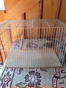 Velká voliera pro papoušky, malá klec - 15