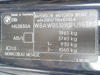 BMW 330i, E92, N52B30A, Steptronic + pádla, M paket - 15